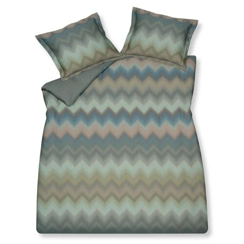 Vandyck Ziggy Dekbedovertrek 2-persoons sage green 200x220 cm