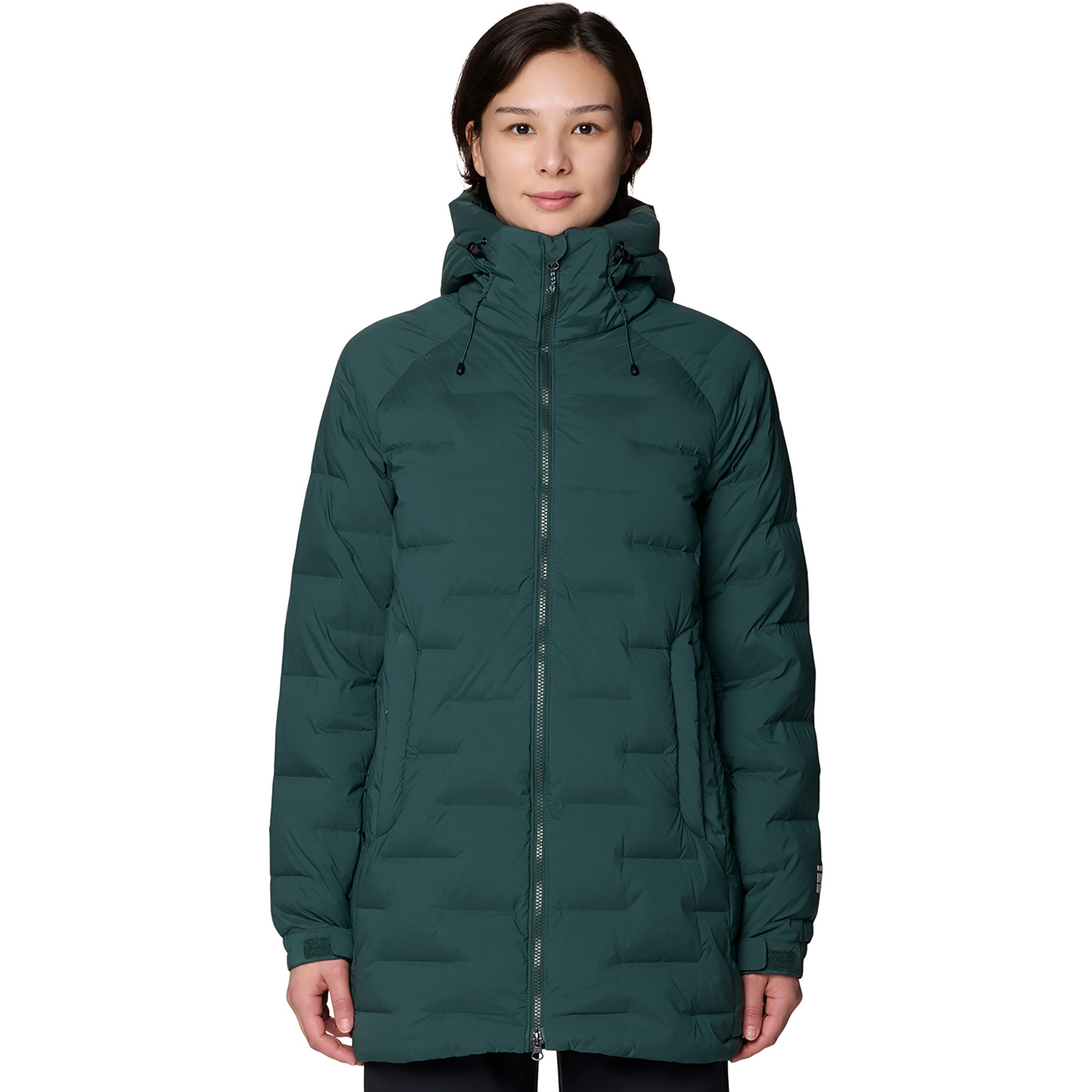 Mountain Hardwear Stretchdown Parka Damen Winterjacke gruen Größe S Trekking Elastisch Daune