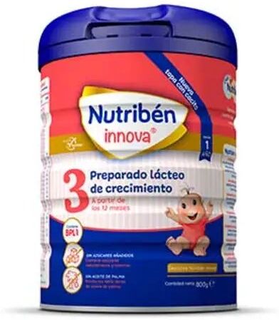 NUTRIBEN Leche Innova 3 A Partir De Los 12 Meses 800 Gr