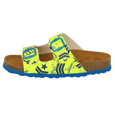 Pantolette LICO "Pantolette Bioline Top", Mädchen, Gr. 38, gelb, Synthetik, Schuhe Pantolette