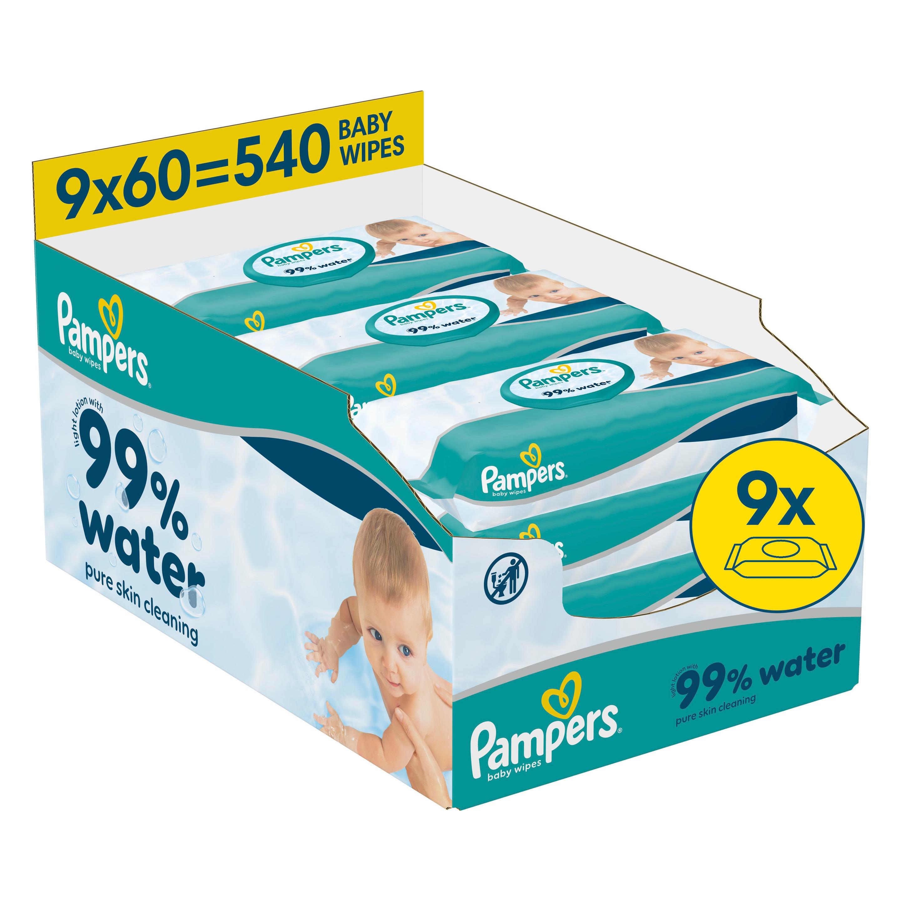 Pampers 99% Water (9 x 60 Stk.) (66528719)