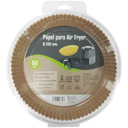 Air Fryer Runde Papierförmchen 20cm 50un