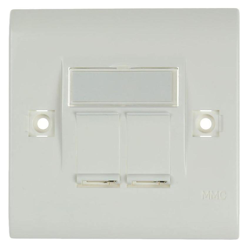 Multimedia Connect Faceplate dual (BC862C)