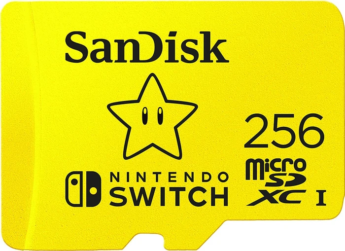 SANDISK microSDXC 256GB Nintendo Switch A1 V30 UHS-1 U3