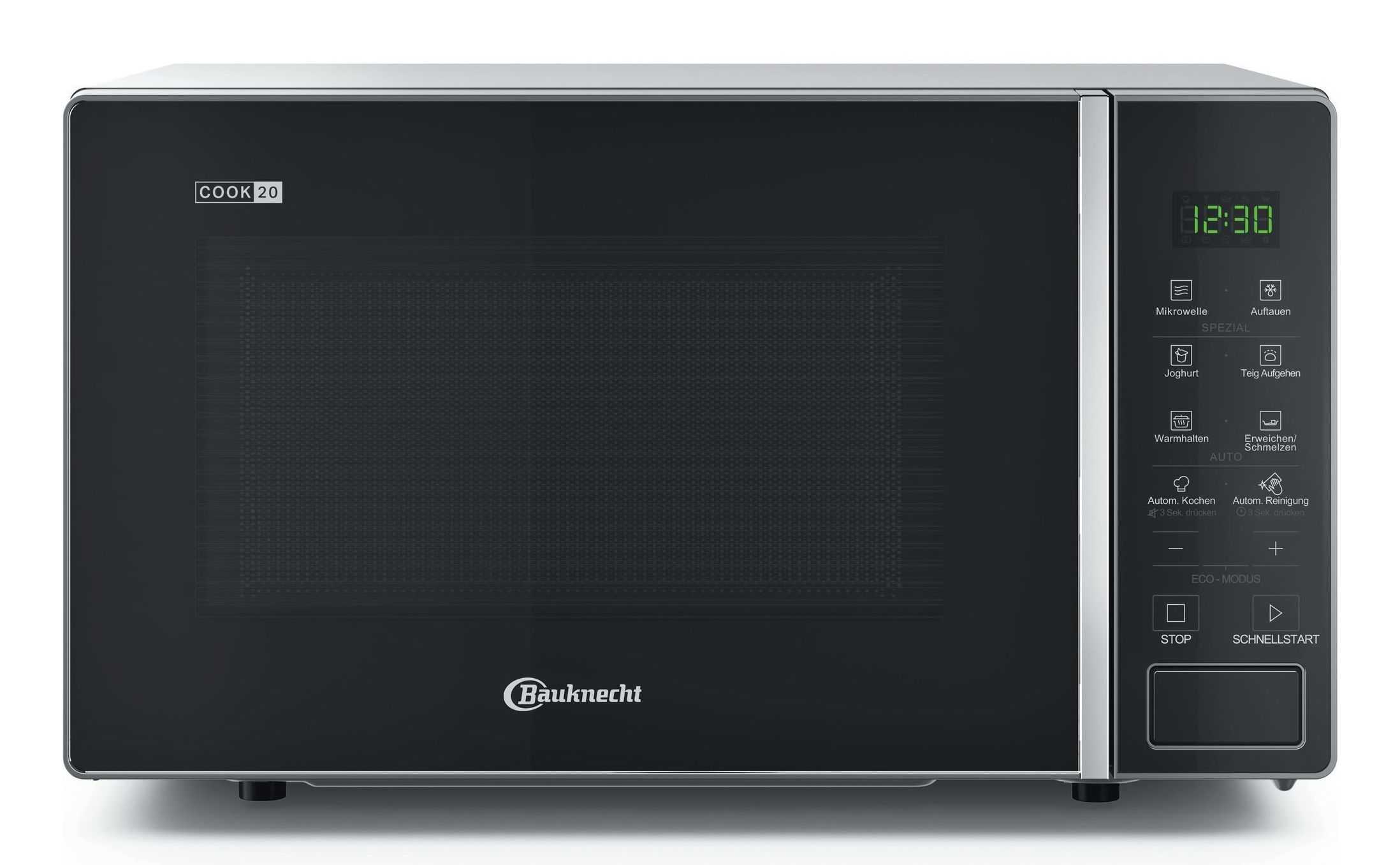 Bauknecht MWK201B Freistehende Mikrowelle 700 W Größe: klein 5 Stufen (Schwarz) 859991670320