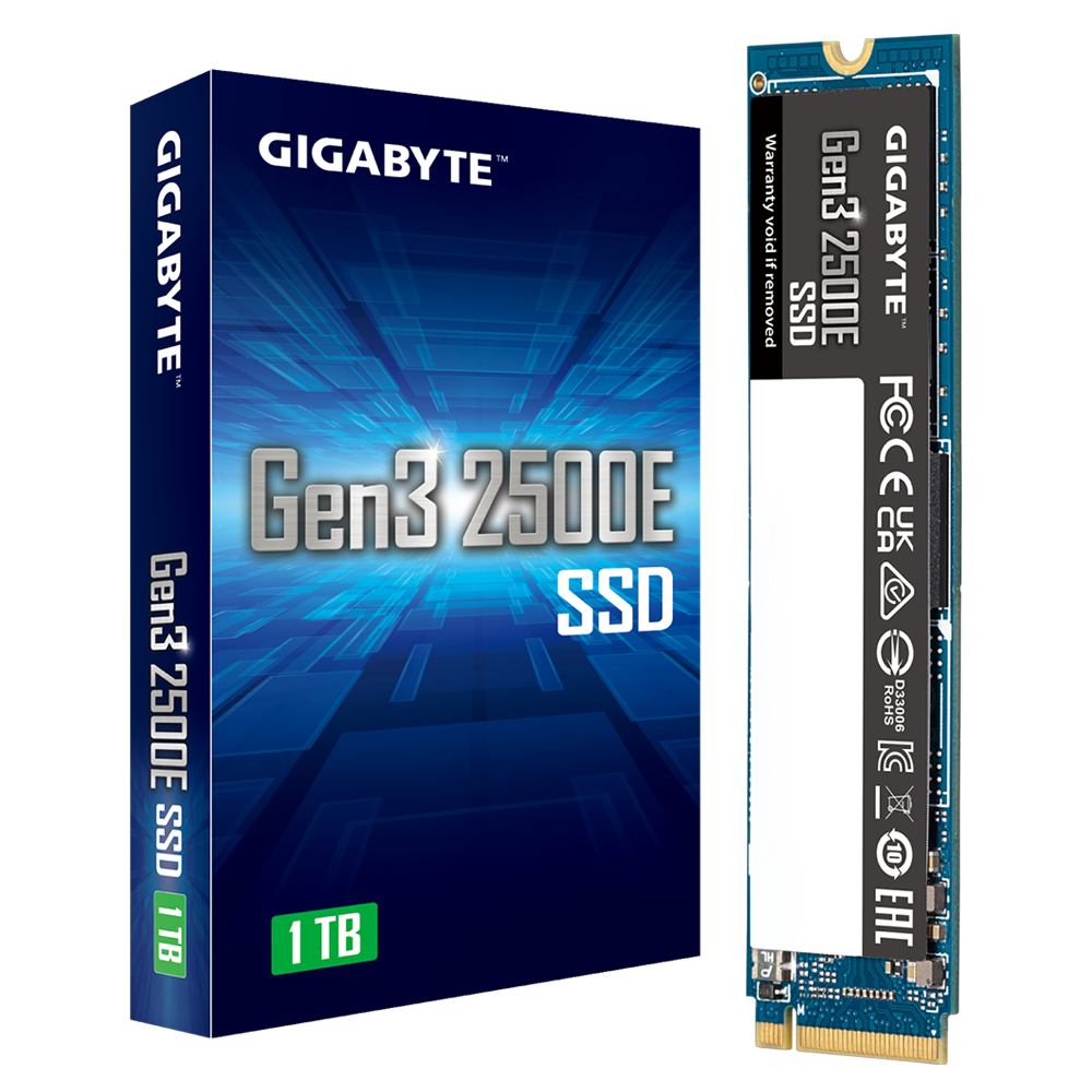 GIGABYTE NVMe PCIe 3th Gen 2500E SSD 1TB G325E1TB