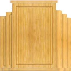 6er Set: Frühstücksbrettchen Holz 22x15 Brotzeitbretter Kleine Schneidebretter