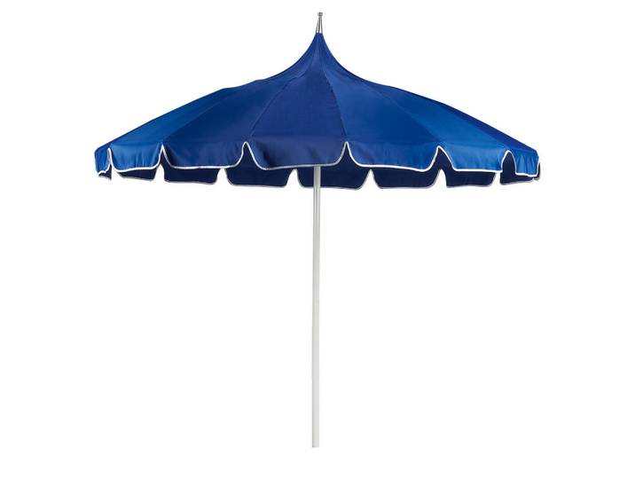 Beliani Sonnenschirm Blau Minoa, 245x245 cm, Sonnenschutz, Sonnenschirme