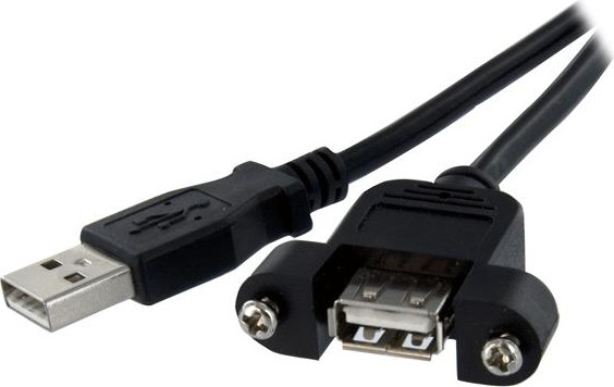 StarTech USB-kabel USBPNLAFAM1, USB-A, zwart