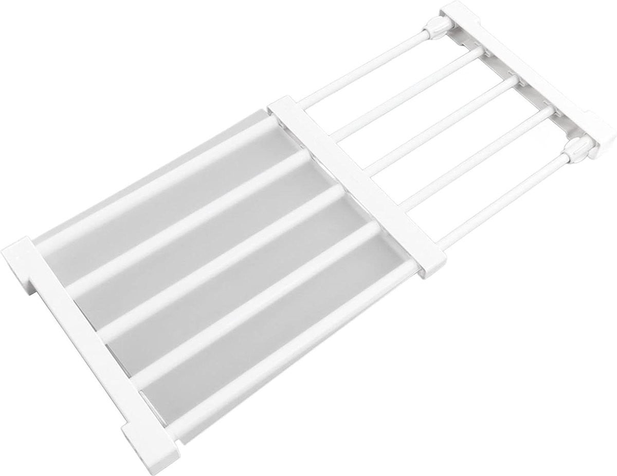 Verstelbare en uitbreidbare plankorganizer voor kledingkasten, 38-55 cm