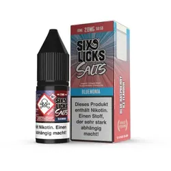 Bluemonia 10ml NicSalt by Six Licks 10ml / 20mg