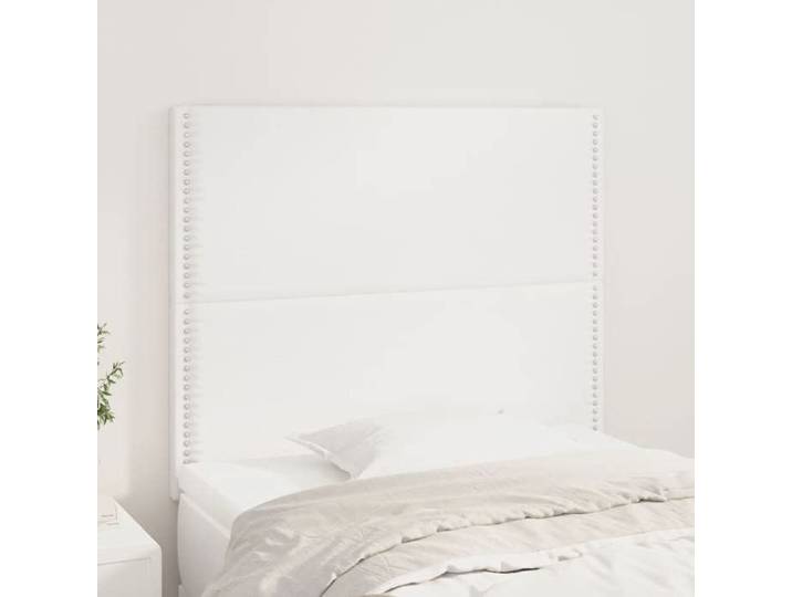 Tête de Lit Meubles de Chambre à Coucher Accessoires de Lit Simple Têtes de Cadre de Lit Intérieur Blanc 3116277