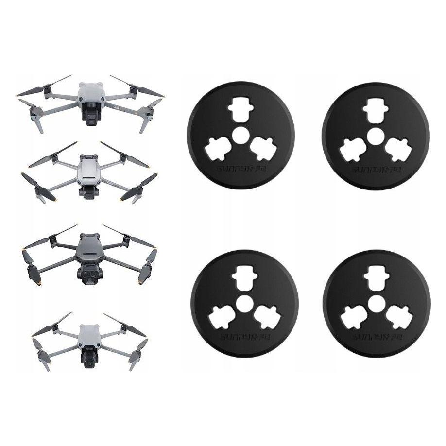 Sunnylife 4x Osłona Pokrywka Zaślepka Zabezpieczenie Do Silników Dji Air 3s / 3 / Mavic 3 / Md912 (DJI Air 3, DJI Air 3s, DJI Mavic 3) (Sunnylife)