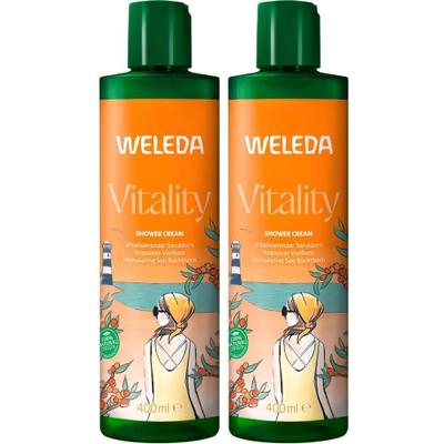 Weleda Vitality Shower Cream Sanddorn x2 2x400 ml Duschgel