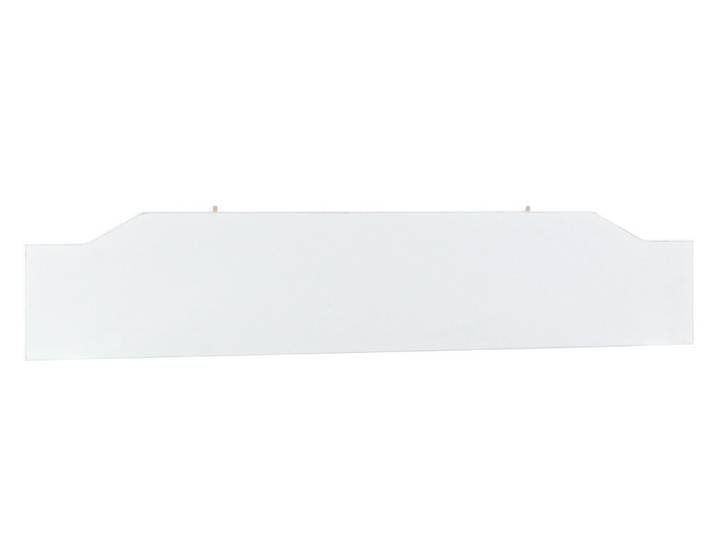 Voile de fond pour bureau droit et compact Vitaly L.140 cm - Blanc