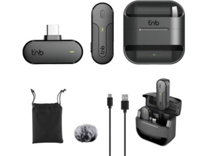 Tnb - Micro Cravate Sans Fil Sans Fil Avec Boitier De Charge Noir