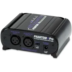 ART Audio ART Phantomspeisung Phantom II Pro 2-Kanäle 48V mit Netzteil, Mikrofon Zubehör