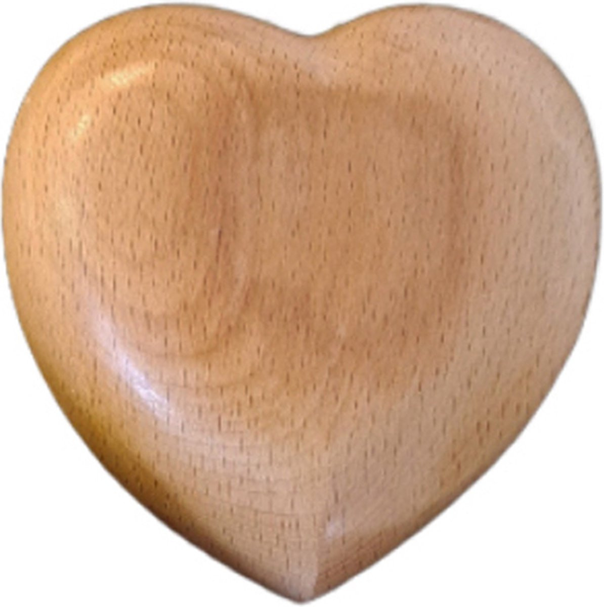 Hartje Hout Mini Urn voor As Deelbewaring