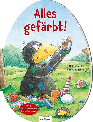 Nele Moost - Der kleine Rabe Socke: Alles gefärbt! Konturgestanzt: Oster-Pappebuch mit herausnehmbarer Osterdeko - Preis vom 18.10.2026 19:22:15 h