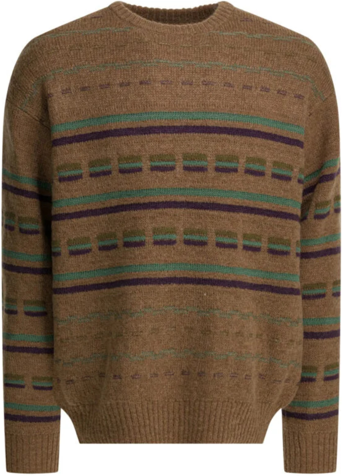 Beams Plus pull homme marron Marron L