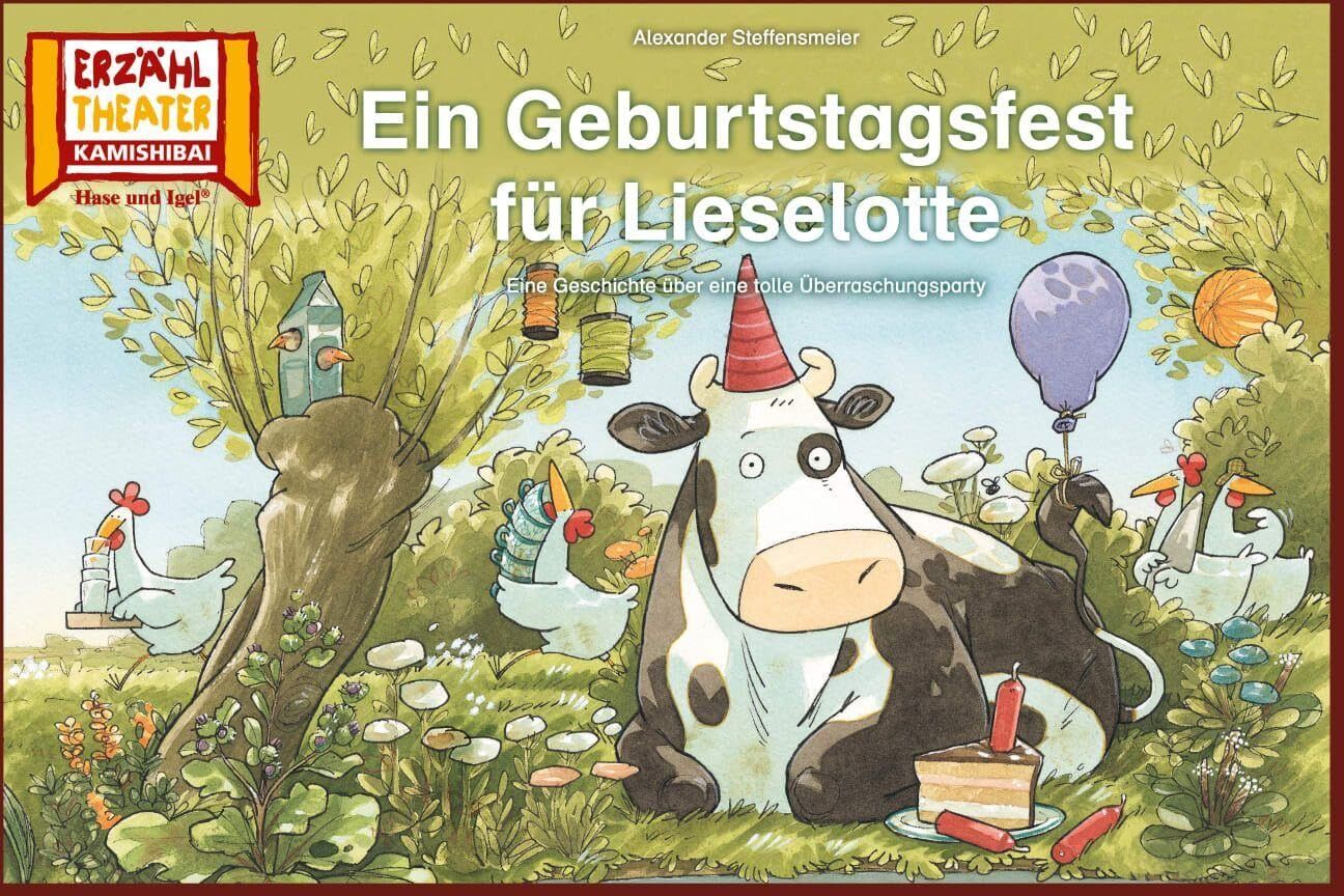 Alexander Steffensmeier - Ein Geburtstagsfest für Lieselotte / Kamishibai Bildkarten: 12 Bildkarten für das Erzähltheater - Preis vom 06.10.2026 07:26:00 h