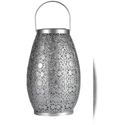 Paulmann Pauleen Solarlaterne Sunshine Temptation  IP44 3000K 1lm Silber 48295