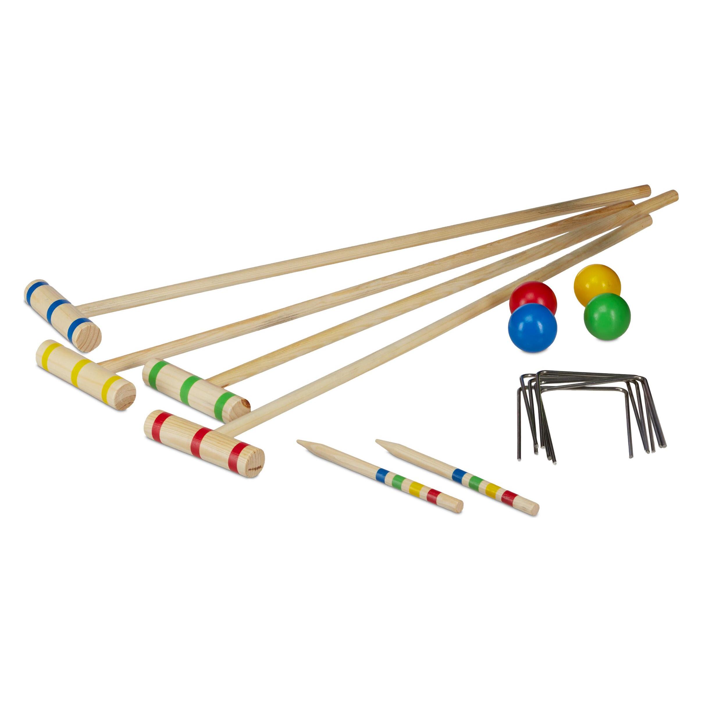Relaxdays Krocket (2 - 4 Spieler) (4052025235185)