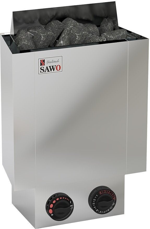 Sawo Nordex Mini Saunaoven 3.6 kW met geïntegreerde bediening, staal, NRM-36NB-Z