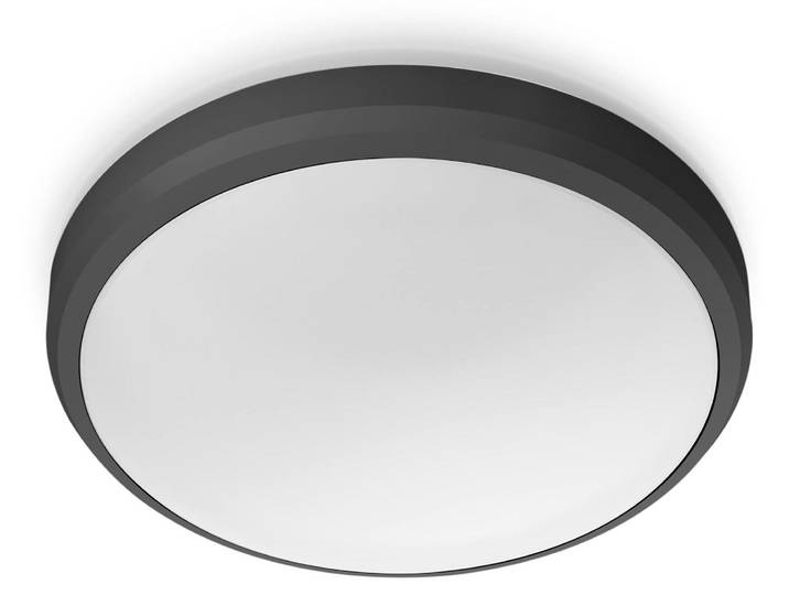 Doris Plafonnier 6W 27K Noir IP54 HV