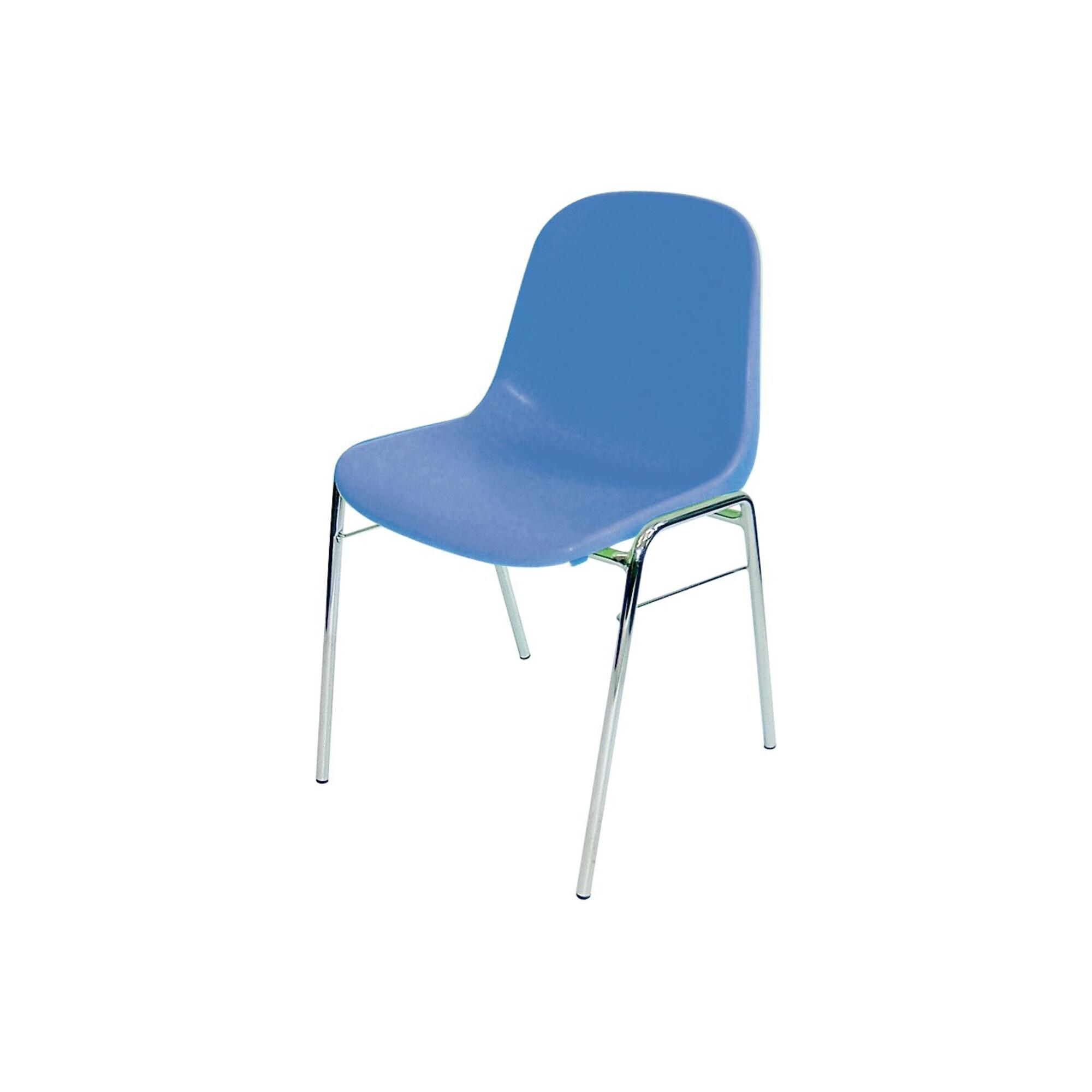 Schalenstuhl BETA chrom/dunkelblau ; E/D/E (BETA CR K31)