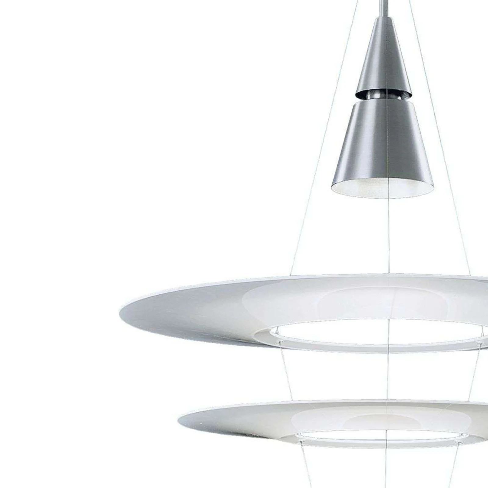 Louis Poulsen Enigma 825 LED Hanglamp - Zilver - Aluminium