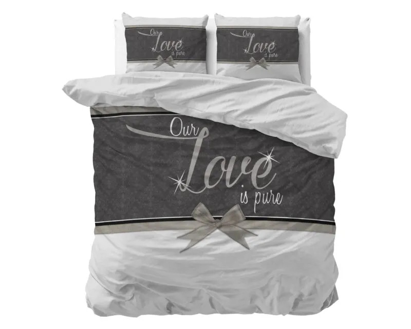 Sleeptime Pure Love Wit Beddengoed voor volwassenen 240 x 200/220 cm