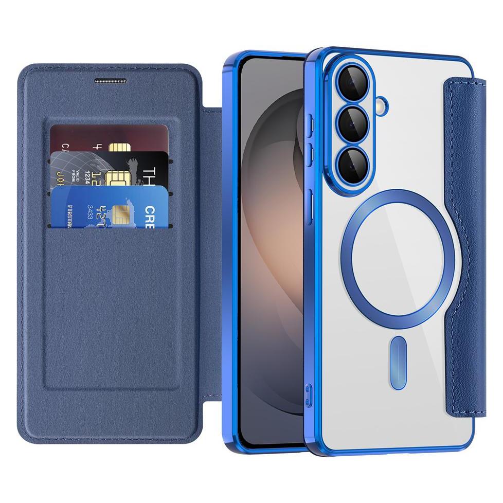 Techsuit - SmartMag Book Case - Samsung Galaxy S26 - Blue (Samsung Galaxy S26) (64420575)