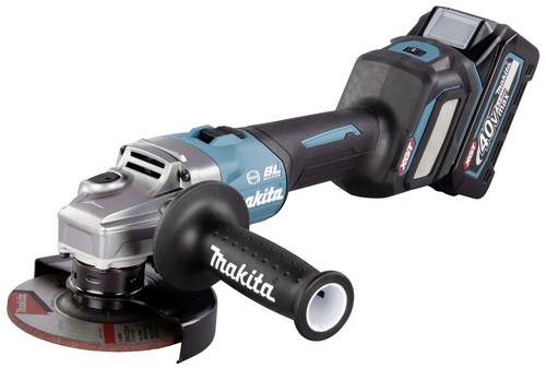 Makita GA023GM201 Akku-Winkelschleifer 125mm inkl. 2. Akku, inkl. Ladegerät, inkl. Koffer 40V 4Ah