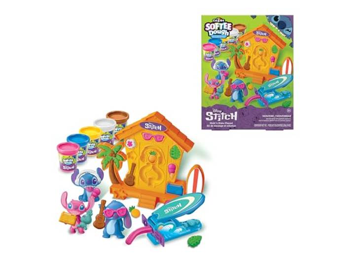 Lexibook, Stitch, Figuren-Bastelset, CRDOUGH50D