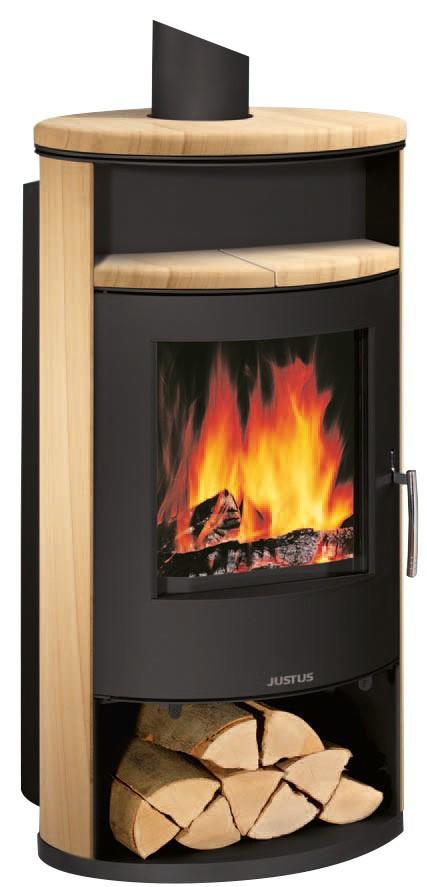 JUSTUSGMBH Island AQUA Sandstein Korpus schwarz 10 kW 16900065