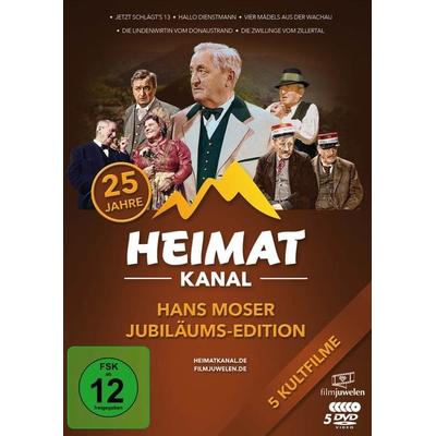 Hans Moser Jubiläums-Edition (25 Jahre Heimatkanal) [5 DVDs], DVD