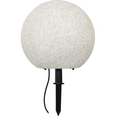 Dekolicht "Außendekoration Stone", grau, H:38cm Ø:40cm, PARFORCE TRADITIONAL HUNTING, Leuchten, Steinoptik, E27-Fassung, max 25 W, 5 m Kabel, IP65
