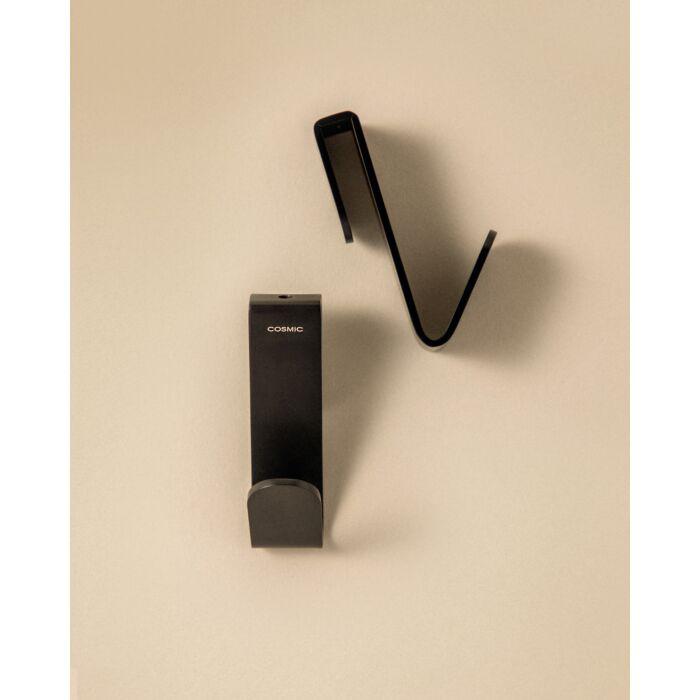 Cosmic Architect S+ Duschhaken WJC235A0023036 2er Set, schwarz matt