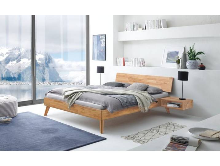 Massivholzbett Ancona 180 x 200 cm Kernbuche Holz
