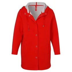 Sweatjacke Via Appia Due rot, 52