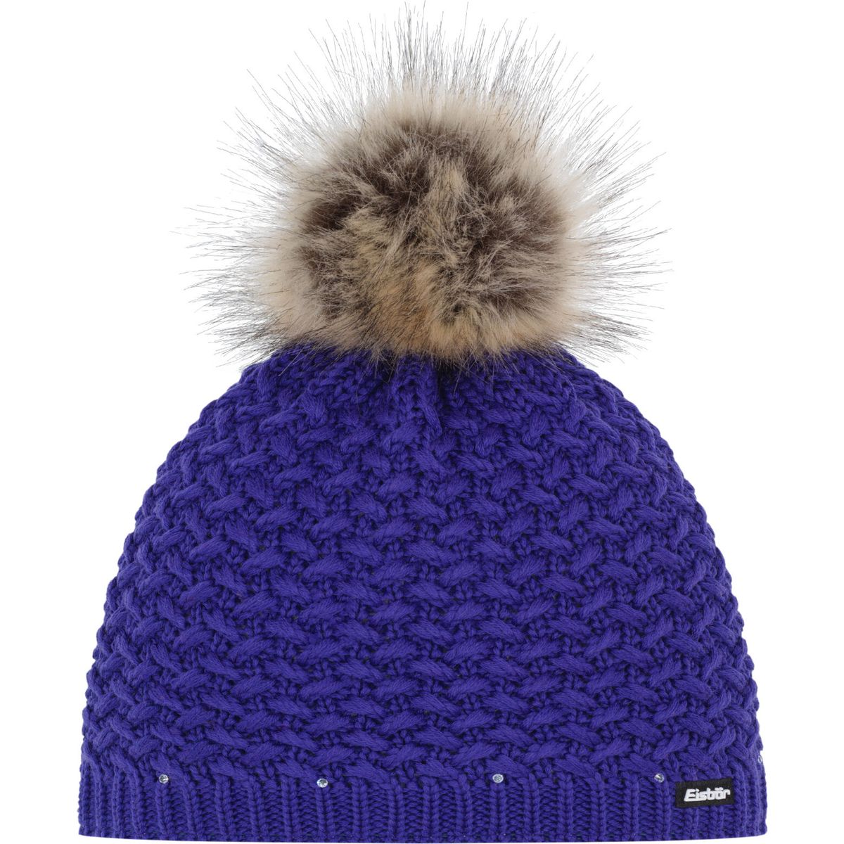 Eisbär Shanita Lux Crystal Mütze Kids ultra violet|grau (493) 71053-493