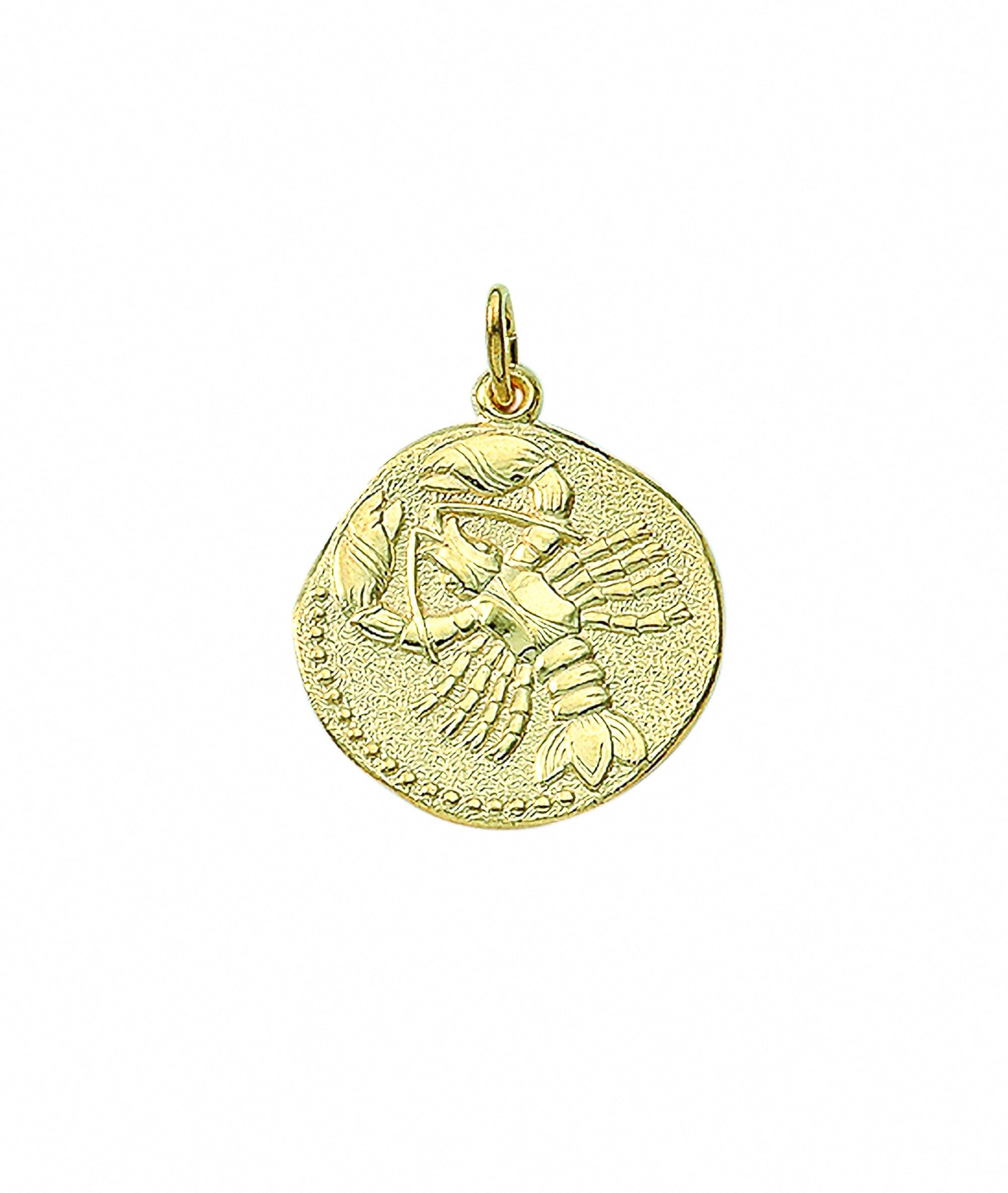 Sternzeichenanhänger ADELIA´S "Sternzeichen Anhänger Krebs 333 Gold ( 8K )", gold, Schmuckanhänger, Damen, Krebs, Gold, Goldanhänger Krebs