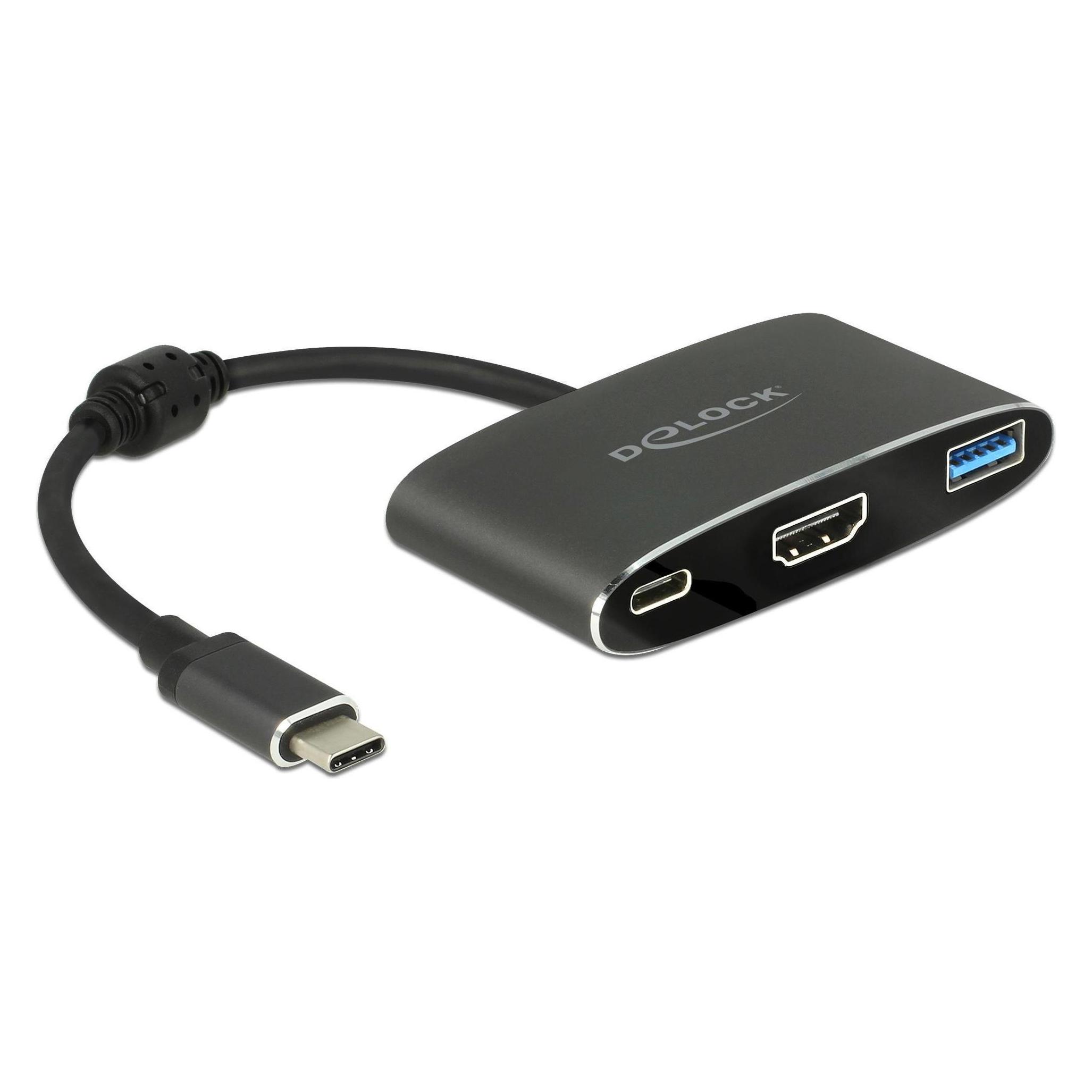 Delock Monitoradapter USB Typ-C zu HDMI/USB3 & PD (HDMI) (62991)