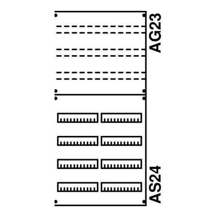 Striebel&John Verteilerfeld 2V3KA ; STRIEBEL & JOHN (2CPX037642R9999)