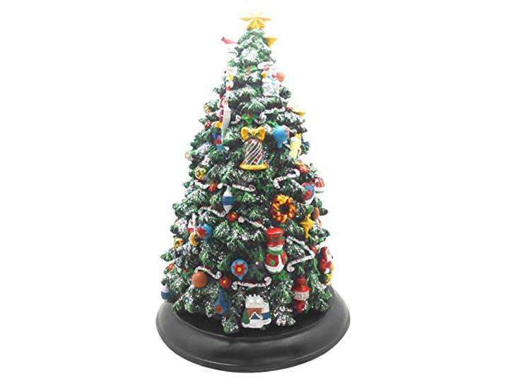 Spieluhrenwelt MMM GmbH, 858306 Spieluhr Weihnachtsbaum mit LED's