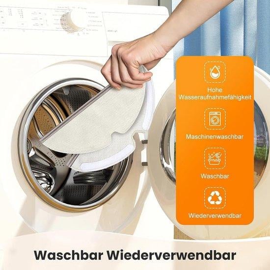Robotstofzuigeraccessoires Herbruikbare dweilpads Beige en Grijs