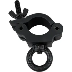 Showgear 50 mm Half Coupler + Eye Zulässige Nutzlast: 340 kg - Aluminium - Schwarz