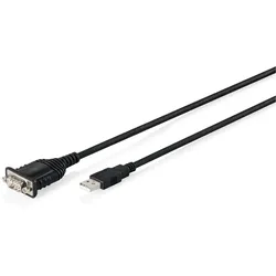 Digitus USB 2.0 auf RS232 Adapterkabel, 1,8 m, integrierter FTDI FT232RNL-Chipsatz