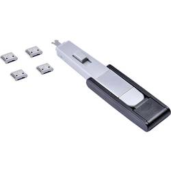 Renkforce Port Schloss Schlüssel RF USB-C® Lock Basic Set + Key Grau-Schwarz RF-7552042